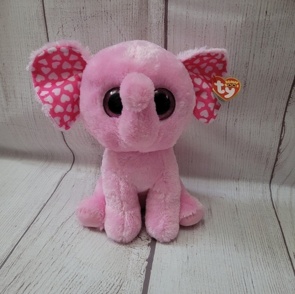Ty Beanie Boos - SUGAR the Elephant (9 Inch - Medium Buddy Plush Size) N… - Picture 1 of 6